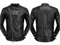 dsquared blouson cuir finition bords zipper